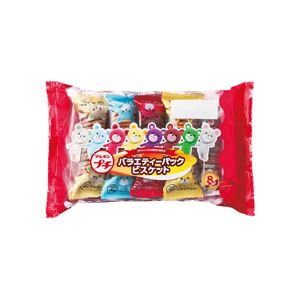 （まとめ）プチバラエティーパック ビスケット ミニパック 8種入×12パック