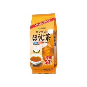 （まとめ）ワンポット ほうじ茶ティーバッグ 3.5g 50バッグ入×3袋