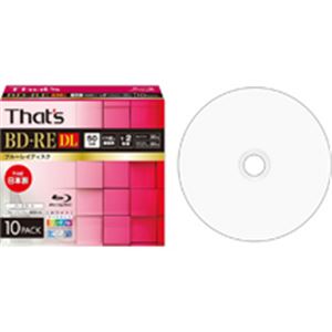 太陽誘電 BREV50WWY10S 録画用BD-RE DL 260分 1-2倍速 5mmスリムケース入10枚P