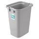 TANOSEE エコポリペール 角型 90L 本体 グレー 1個