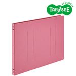 （まとめ）フラットファイルE A4-E ピンク 10冊入 10パック