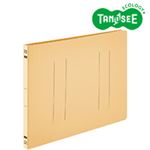 （まとめ）フラットファイルE A4-E イエロー 10冊入 10パック
