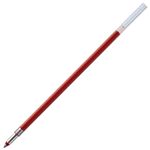 （まとめ） プラチナ 油性ボールペン替芯（なめらかインク多色用） 0.7mm 赤 SBSP-80S-（F0.7） #2 1セット（10本） 【×5セット】