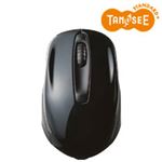 （まとめ）TANOSEE ワイヤレスブルーLEDマウス 5個