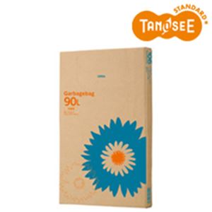 TANOSEE ゴミ袋 半透明 90L 110枚BOX - 拡大画像