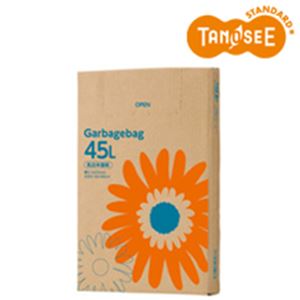 TANOSEE ゴミ袋 乳白半透明 45L 110枚BOX - 拡大画像