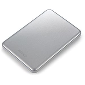 ターボPC EX2対応 USB3.0用 ポータブルHDD 500GB シルバー - 拡大画像