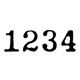 ナンバリング スタンプ 4桁4様式 C字体 NR-404 - 縮小画像2