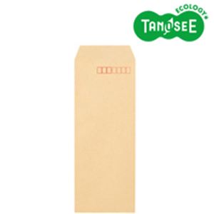 （まとめ）TANOSEE クラフト封筒 テープ付 70g 長4 〒枠あり 1000枚入×3パック - 拡大画像