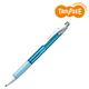 (まとめ)TANOSEE ノック式油性ボールペン(なめらかインク) 極細 0.5mm アクアブルー(インク:黒) 50本