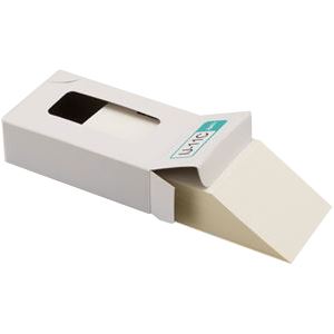 （まとめ） インクジェットプリンター用 名刺・カード用紙 両面厚手 白 IJMHNC1HA 1箱（100枚） 【×10セット】 - 拡大画像