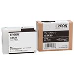 （まとめ） エプソン EPSON インクカートリッジ フォトブラック ICBK89 1個 【×3セット】
