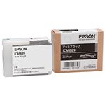 （まとめ） エプソン EPSON インクカートリッジ マットブラック ICMB89 1個 【×3セット】