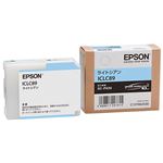 （まとめ） エプソン EPSON インクカートリッジ ライトシアン ICLC89 1個 【×3セット】
