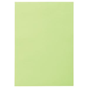 （まとめ） TANOSEE 色画用紙 四つ切 わかくさ 1パック（10枚） 【×15セット】 - 拡大画像