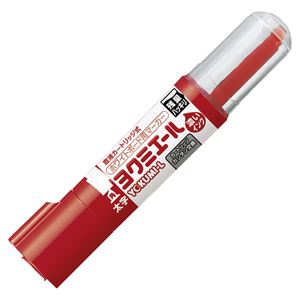 （まとめ） コクヨ ホワイトボード用マーカーペン ヨクミエール 太字・角芯 赤 PM-B513R 1本 【×30セット】 - 拡大画像