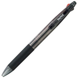 （まとめ） TANOSEE 油性2色ボールペン 0.7mm （軸色 ブラック） 1本 【×30セット】 - 拡大画像