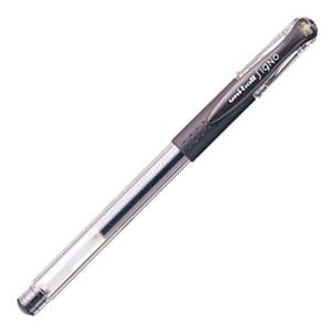 （まとめ） 三菱鉛筆 ゲルインクボールペン ユニボール シグノ 極細 0.38mm ブラウンブラック UM151.22 1本 【×40セット】 - 拡大画像
