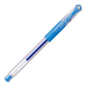 （まとめ） 三菱鉛筆 ゲルインクボールペン ユニボール シグノ 極細 0.38mm ライトブルー UM151.8 1本 【×40セット】 - 拡大画像