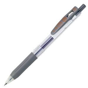 （まとめ） ゼブラ ゲルインクボールペン サラサクリップ 0.3mm グレー JJH15-GR 1本 【×60セット】 - 拡大画像
