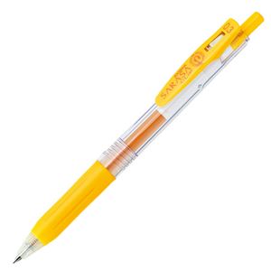 （まとめ） ゼブラ ゲルインクボールペン サラサクリップ 0.3mm 黄 JJH15-Y 1本 【×60セット】 - 拡大画像
