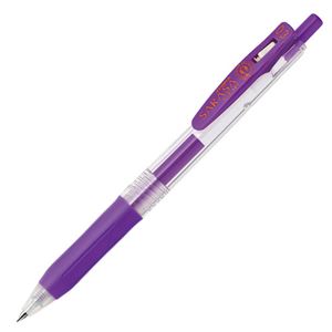 （まとめ） ゼブラ ゲルインクボールペン サラサクリップ 0.3mm 紫 JJH15-PU 1本 【×60セット】 - 拡大画像