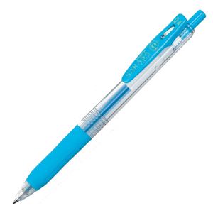 （まとめ） ゼブラ ゲルインクボールペン サラサクリップ 0.4mm ライトブルー JJS15-LB 1本 【×60セット】 - 拡大画像