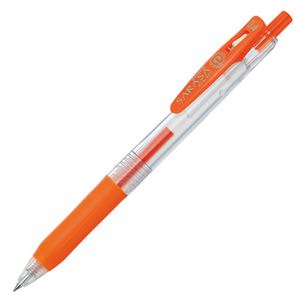 （まとめ） ゼブラ ゲルインクボールペン サラサクリップ 0.4mm レッドオレンジ JJS15-ROR 1本 【×60セット】 - 拡大画像