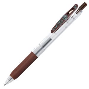 （まとめ） ゼブラ ゲルインクボールペン サラサクリップ 0.4mm 茶 JJS15-E 1本 【×60セット】 - 拡大画像