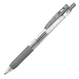 （まとめ） ゼブラ ゲルインクボールペン サラサクリップ 0.5mm グレー JJ15-GR 1本 【×60セット】 - 拡大画像