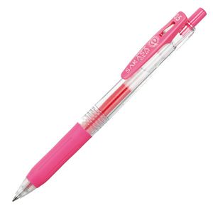 （まとめ） ゼブラ ゲルインクボールペン サラサクリップ 0.5mm ピンク JJ15-P 1本 【×60セット】 - 拡大画像