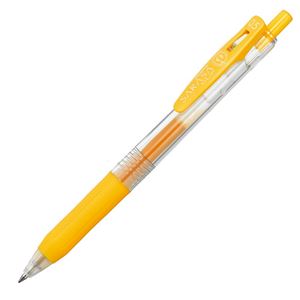 （まとめ） ゼブラ ゲルインクボールペン サラサクリップ 0.5mm 黄 JJ15-Y 1本 【×60セット】 - 拡大画像