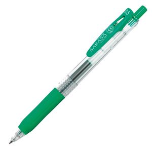 （まとめ） ゼブラ ゲルインクボールペン サラサクリップ 0.5mm 緑 JJ15-G 1本 【×60セット】 - 拡大画像