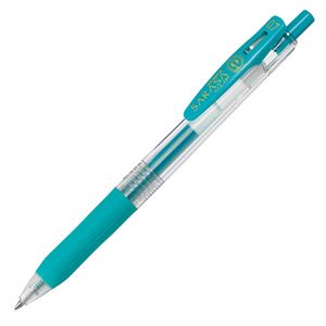 （まとめ） ゼブラ ゲルインクボールペン サラサクリップ 0.7mm ブルーグリーン JJB15-BG 1本 【×60セット】 - 拡大画像