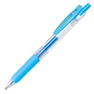 （まとめ） ゼブラ ゲルインクボールペン サラサクリップ 0.7mm ライトブルー JJB15-LB 1本 【×60セット】 - 拡大画像