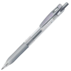 （まとめ） ゼブラ ゲルインクボールペン サラサクリップ 1.0mm 銀 JJE15-S 1本 【×60セット】 - 拡大画像