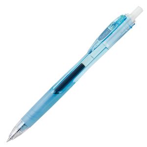 （まとめ） ゼブラ 油性ボールペン スラリ 0.5mm 黒 （軸色 ライトブルー） BNS11-LB 1本 【×60セット】 - 拡大画像