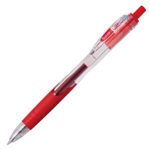 （まとめ） ゼブラ 油性ボールペン スラリ 0.5mm 赤 BNS11-R 1本 【×60セット】 - 拡大画像