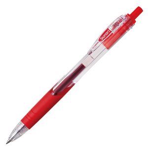 （まとめ） ゼブラ 油性ボールペン スラリ 0.7mm 赤 BN11-R 1本 【×60セット】 - 拡大画像