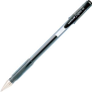 （まとめ） 三菱鉛筆 ゲルインクボールペン ユニボール シグノ エコライター 0.5mm 黒 UM100EW.24 1本 【×60セット】 - 拡大画像