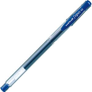 （まとめ） 三菱鉛筆 ゲルインクボールペン ユニボール シグノ エコライター 0.5mm 青 UM100EW.33 1本 【×60セット】 - 拡大画像