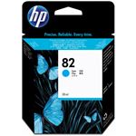 （まとめ） HP82 インクカートリッジ シアン 28ml 染料系 CH566A 1個 【×3セット】