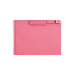 (まとめ) TANOSEE クリップボード A4ヨコ ピンク 1枚 【×15セット】 商品画像