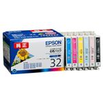 （まとめ） エプソン EPSON インクカートリッジ 6色パック IC6CL32 1箱（6個：各色1個） 【×3セット】