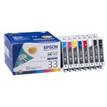 （まとめ） エプソン EPSON インクカートリッジ 8色パック IC8CL33 1箱（8個：各色1個） 【×3セット】