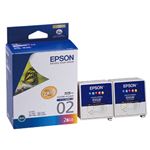 （まとめ） エプソン EPSON インクカートリッジ カラー（5色一体型） IC5CL02W 1箱（2個） 【×3セット】