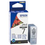 （まとめ） エプソン EPSON インクカートリッジ ブラック MJIC7 1個 【×3セット】