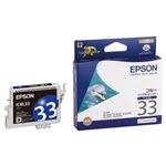 （まとめ） エプソン EPSON インクカートリッジ ブルー ICBL33 1個 【×4セット】