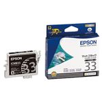 （まとめ） エプソン EPSON インクカートリッジ マットブラック ICMB33 1個 【×4セット】