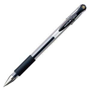 （まとめ） 三菱鉛筆 ゲルインクボールペン ユニボール シグノ 極細 0.38mm 黒 UM151.24 1本 【×40セット】 - 拡大画像